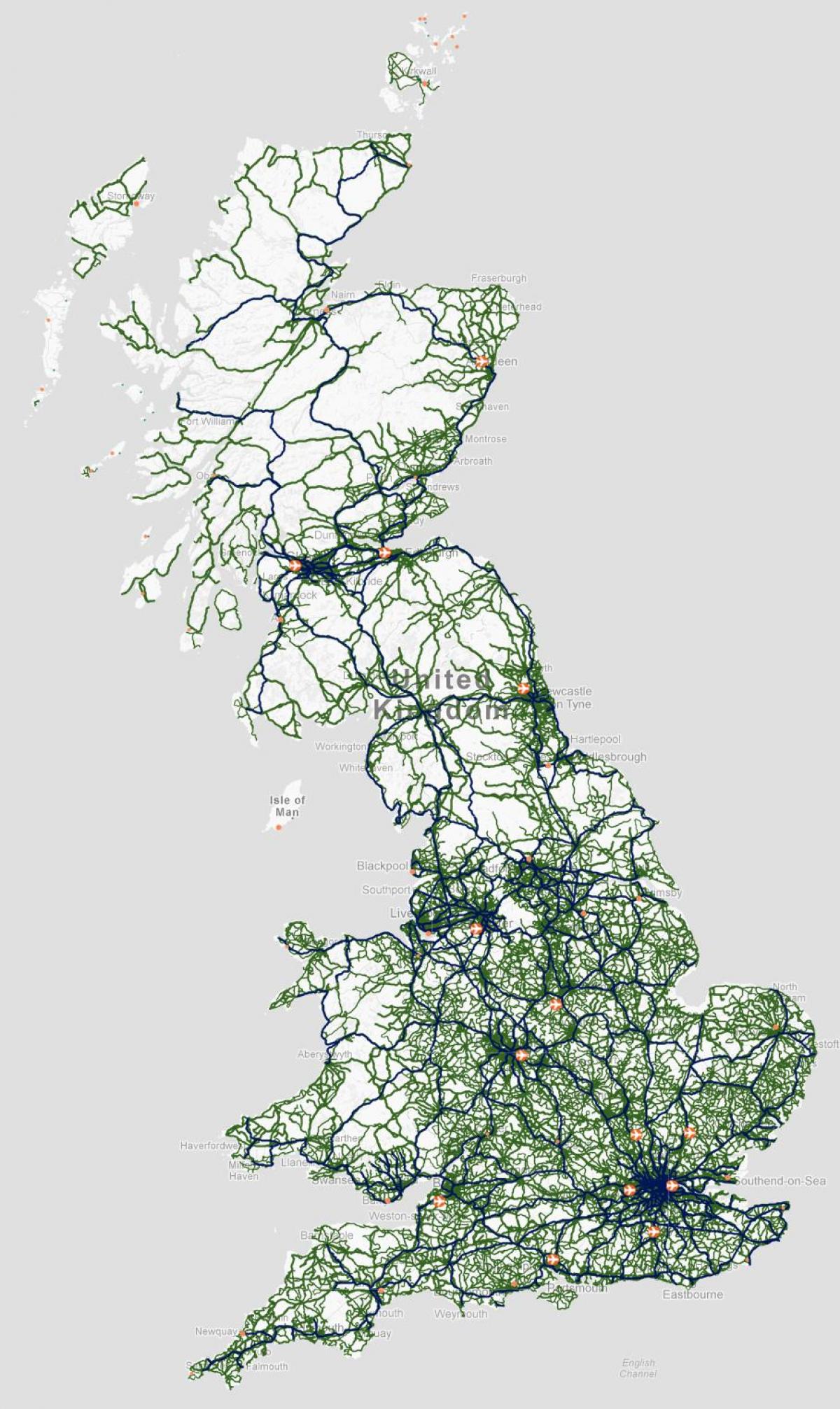 Великобритания транспортную карту