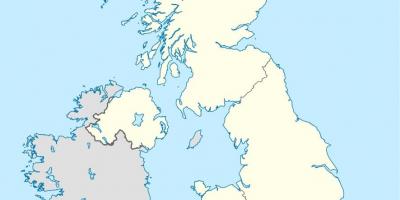 Карта Великобритании границ